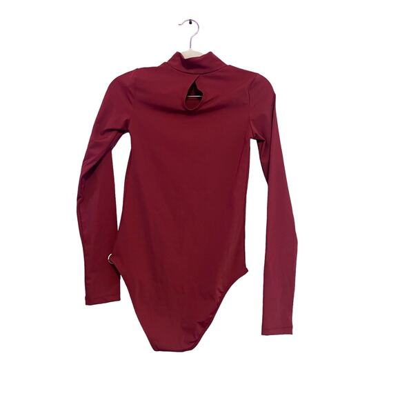 Monat longsleeve bodysuit maroon - Picture 3 of 6
